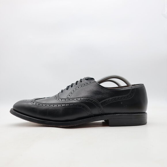 Allen Edmonds Chester Men's Size 11 B Wingtip Oxford Black Leather Made In USA - Picture 4 of 12